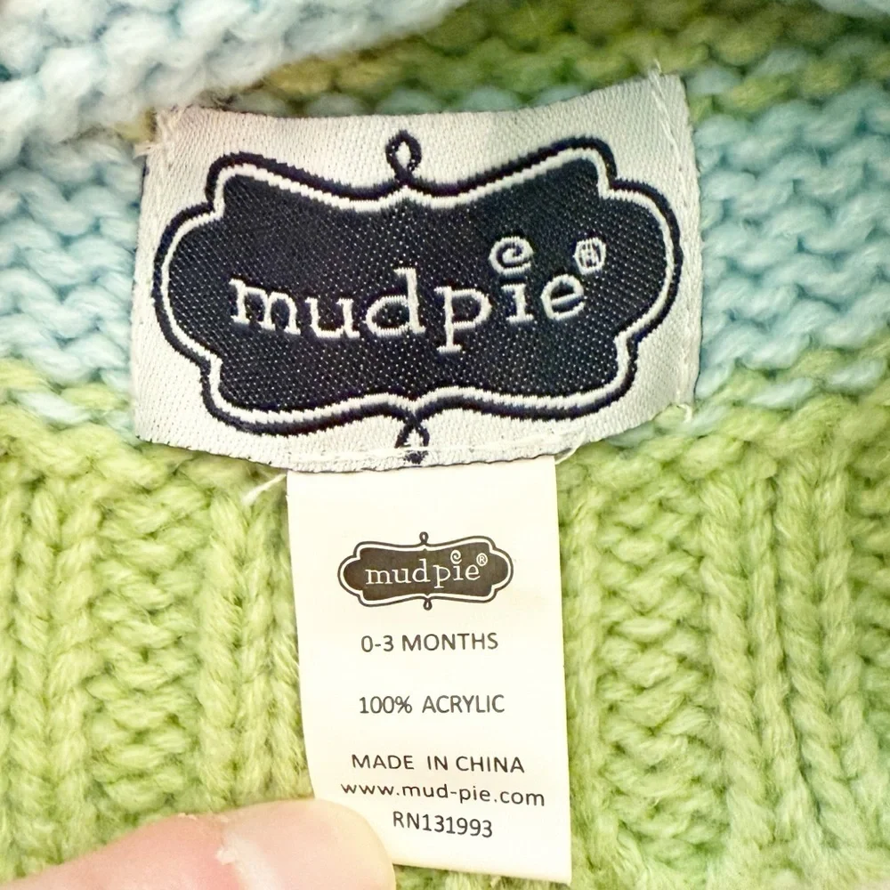 Mud Pie Double Pom Pom Baby Beanie